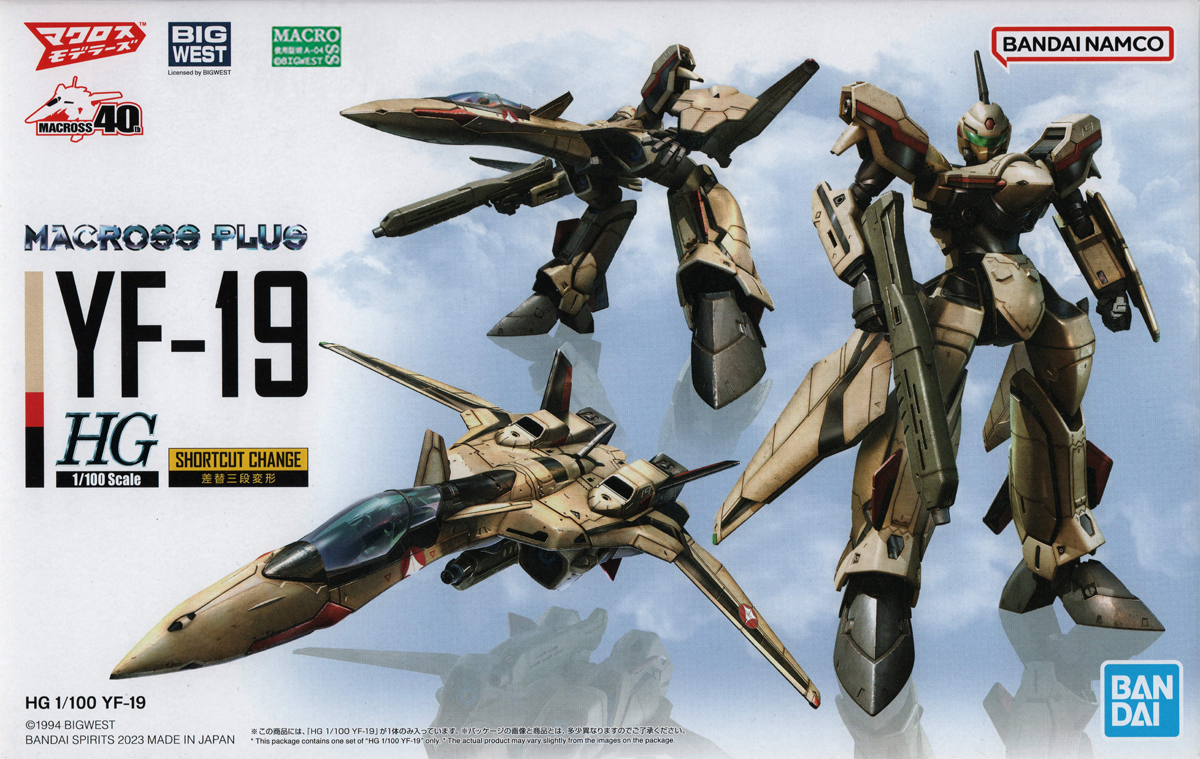 HG 1/100 YF-19